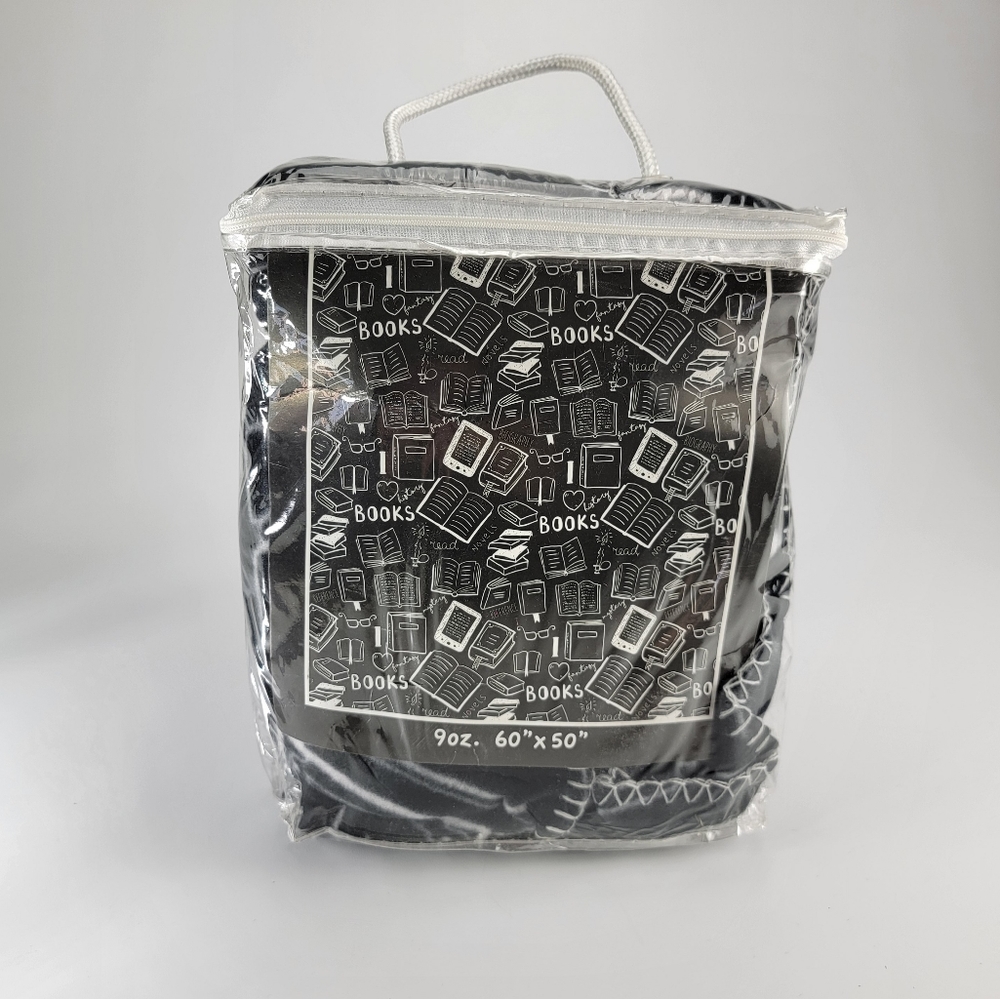 Book Lovers Fleece Throw Blanket -BRAND NEW